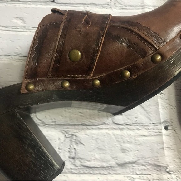 Warrior Leather Mules  by Z Universe Size 8.5 - Picture 5 of 14